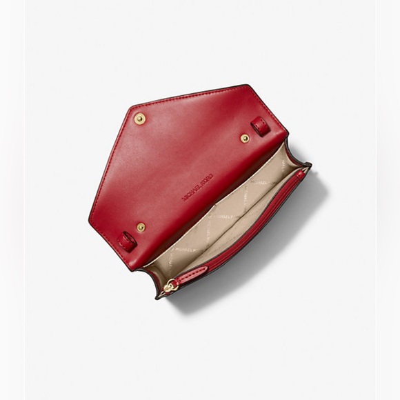 NWT Michael Kors Jet Set Travel Small Signature Logo Clutch Crossbody Bag - Picture 5 of 5